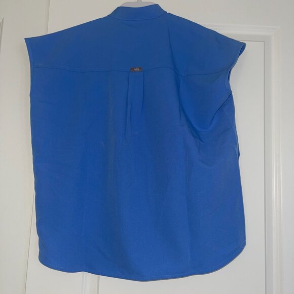 Figs Ceil Blue Rafaela Top - Picture 3 of 4